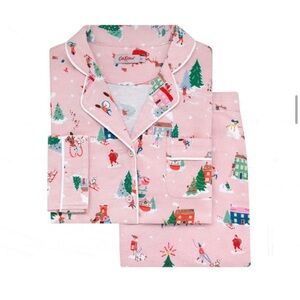 Cath Kidston Flannel Christmas Pajama Set